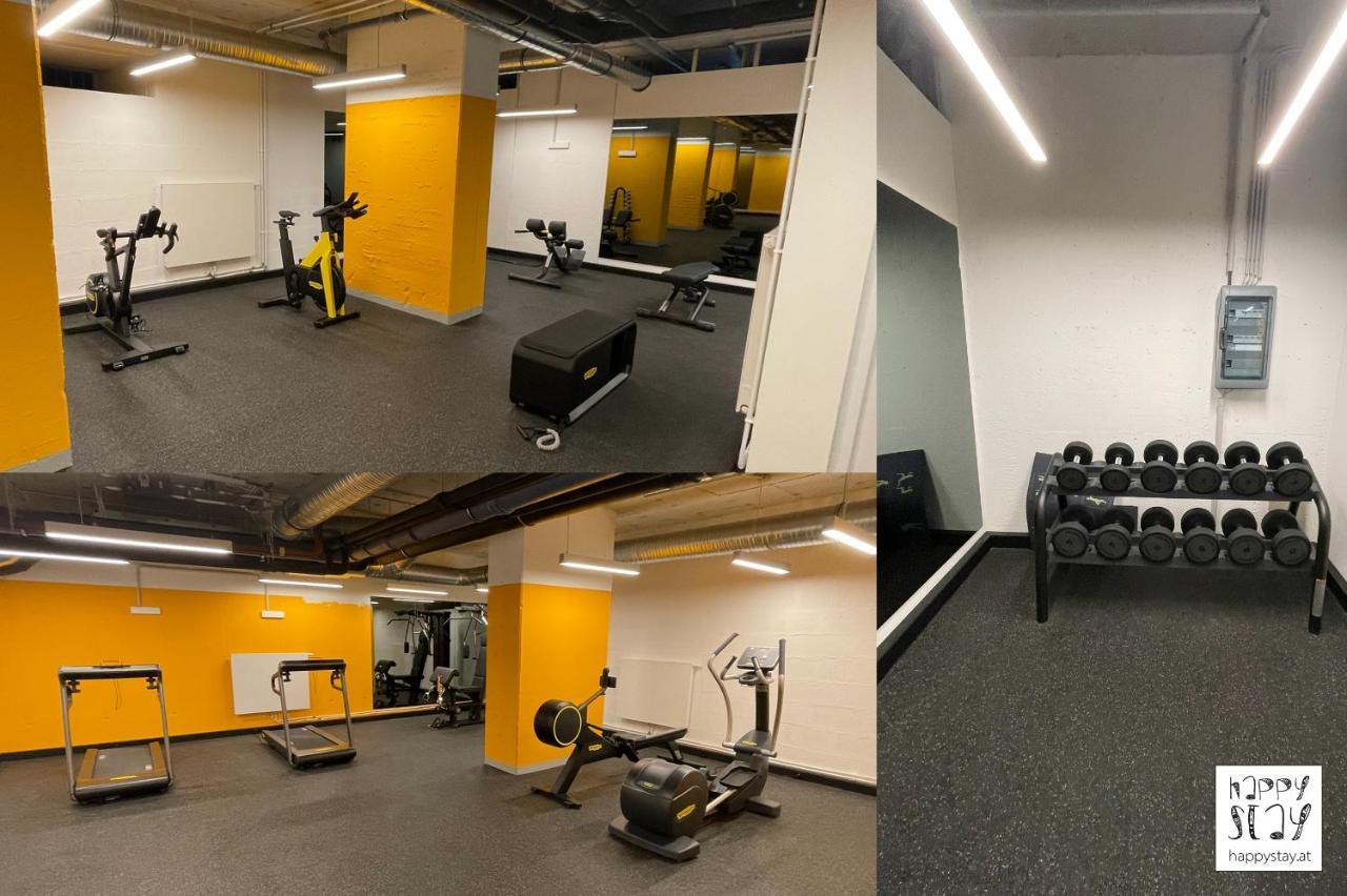 Parkblick - Therme Wien - Gratis Parken Im Der Garage - Terrasse - U-Bahn Kültér fotó